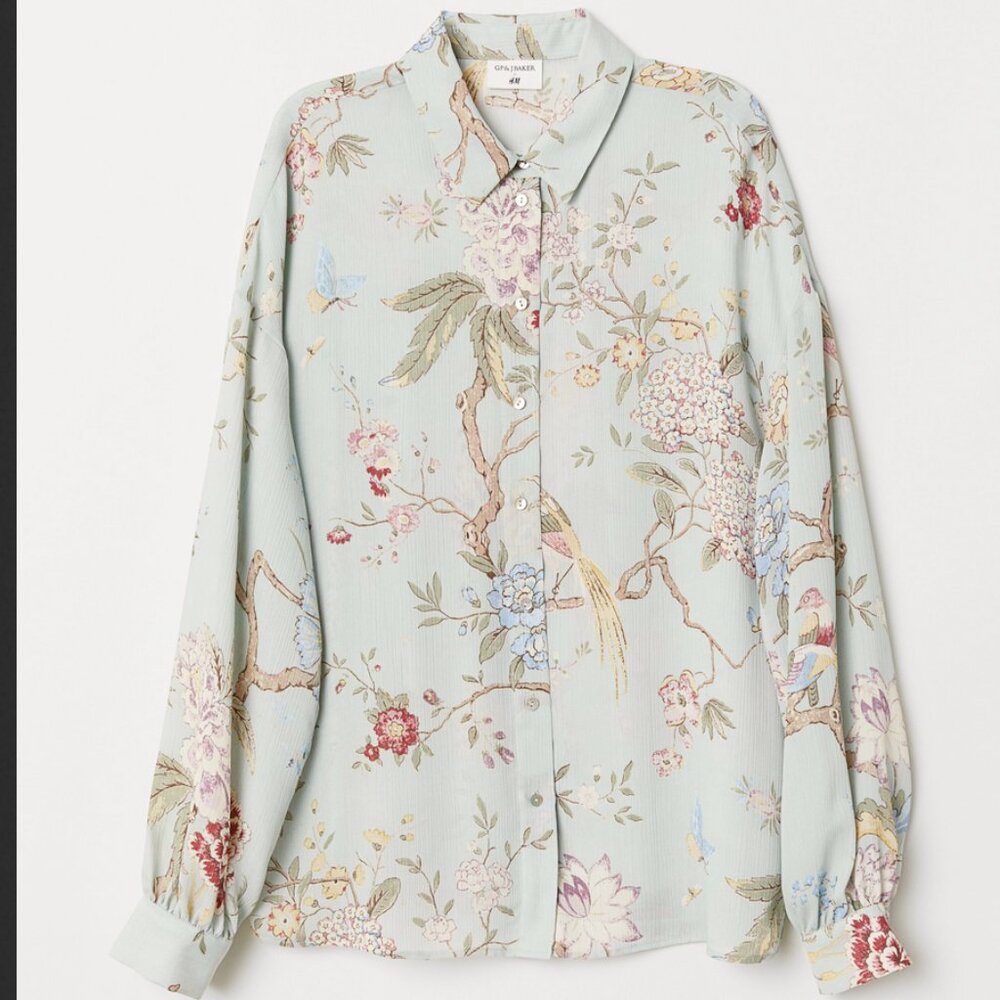 GP & J BAKER x H&M Patterned Blouse